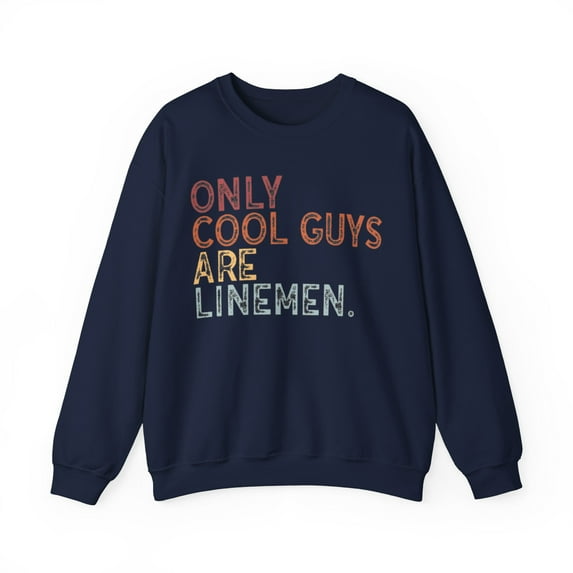Lineman Sweatshirt Gifts Crew Neck Shirt Long Sleeve Unisex
