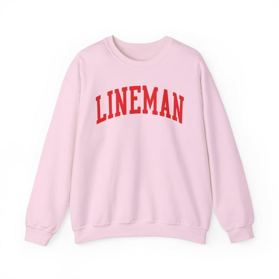 Lineman Sweatshirt Gifts Crew Neck Shirt Long Sleeve Unisex