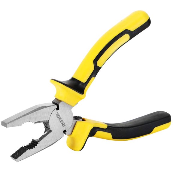 Lineman's Pliers Combination with Cutter 6 Inch Heavy Duty Nickel Chromium Steel Construction And Professional Handle