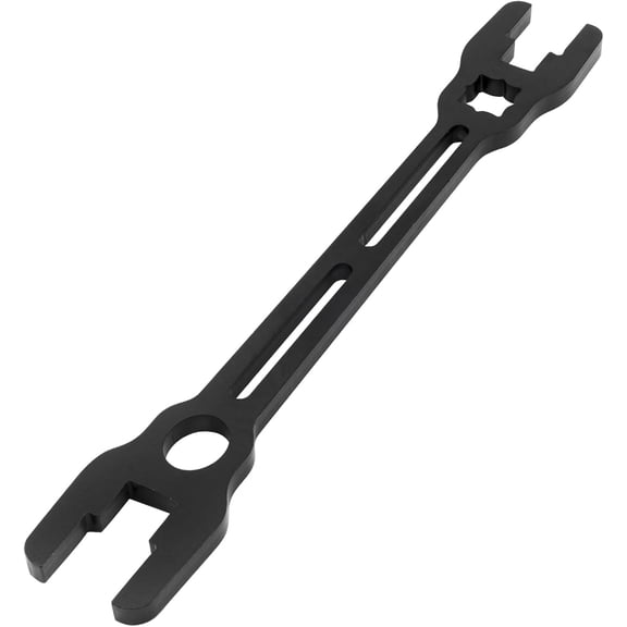 Lineman's Wrench for Datacom And Telecom Work Applications, Fits 5/8" 3/4" 13/16" 1" 1-1/8" 6-Point And 4-Point Square Nuts,Double-Ended Wrench,Lineman Tool