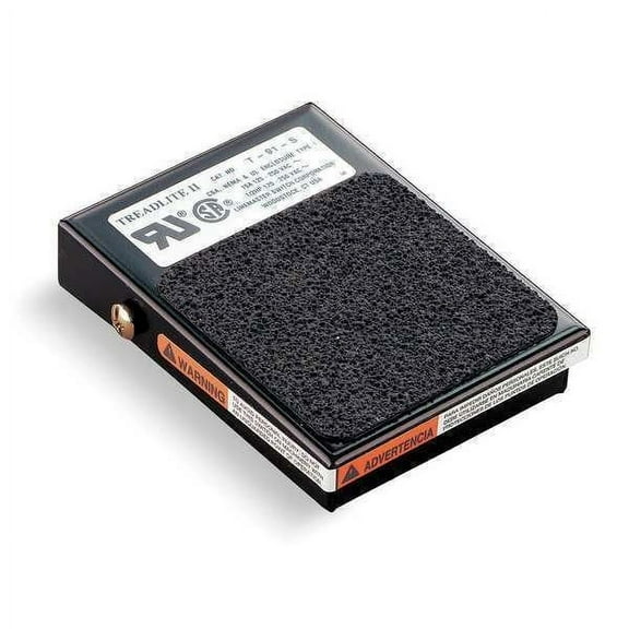 Linemaster Light Duty Foot Switch,Momentary Action T-91-SC3-A