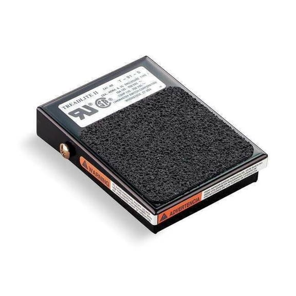 Linemaster Light Duty Foot Switch,Momentary Action T-91-SC3-A