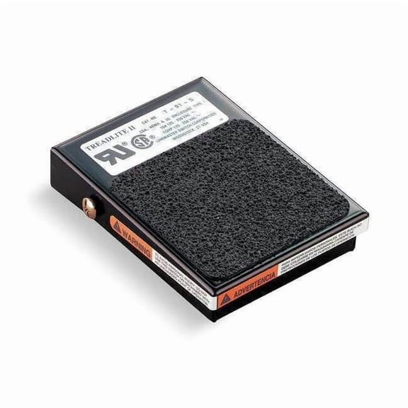 Linemaster Light Duty Foot Switch,Momentary Action T-91-SC3-A