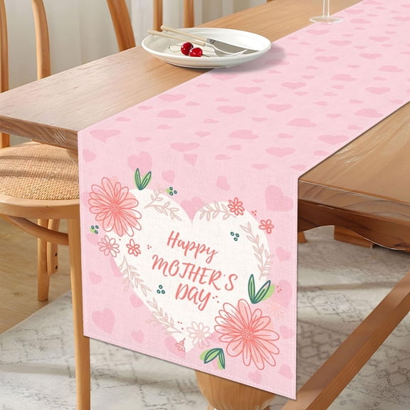 Linen 13.8 X 71'''' Nurses Appreciation Week Thank You Nurses Nurse Graduation Table Runner RN Party Dinner Table Decoration Medical School Nursing School Nurse Party Table Runner