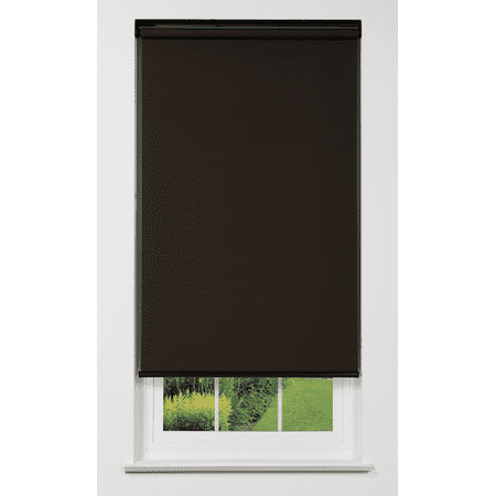 Linen Avenue Cordless 1% Solar Screen Standard Roller Shade Shadow 44 W x 66 H