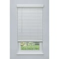 thumbnail image 1 of Linen Avenue Cordless 2" Faux Wood Blind White 24 1/2 W x 60 H, Partial Inside Mount (Arrives ½ Inch Narrower), 1 of 8