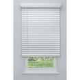 thumbnail image 1 of Linen Avenue Cordless 2" Faux Wood Blind White 51 W x 72 H, Outside Mount, 1 of 8