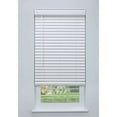 thumbnail image 1 of Linen Avenue Cordless 2" Faux Wood Blind White 52 1/2 W x 48 H, Flush Inside Mount (No Valance Side Pieces/Returns Included, Arrives ½ Inch Narrower), 1 of 8