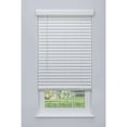 thumbnail image 1 of Linen Avenue Cordless 2" Faux Wood Blind White 58 W x 60 H, Partial Inside Mount (Arrives ½ Inch Narrower), 1 of 8