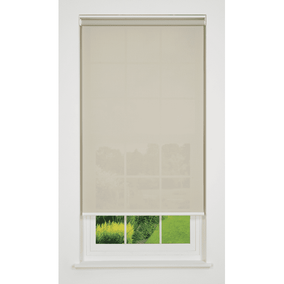 Linen Avenue Cordless 5% Solar Screen Standard Roller Shade Beige 49 W x 78 H