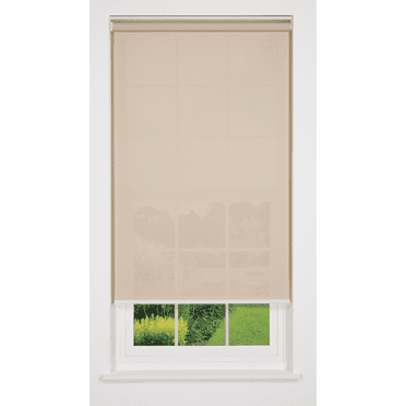 Linen Avenue Cordless 5% Solar Screen Standard Roller Shade Sand 48 W x 66 H