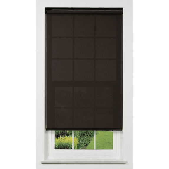 Linen Avenue Cordless 5% Solar Screen Standard Roller Shade Shadow 50 W x 78 H