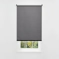 thumbnail image 1 of Linen Avenue Cordless Coastal Blackout Standard Roller Shade– UV Protection, Room Darkening Window Covering for Home & Office – Charcoal Cove 46 W X 78 H (Arrives 1/4" Narrower), 1 of 9