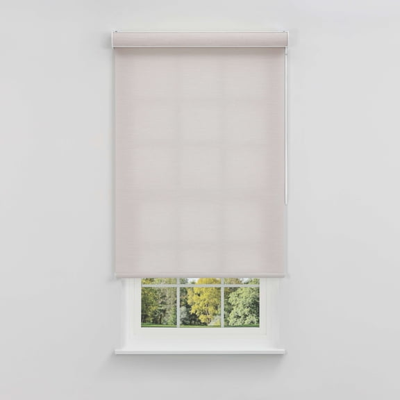 Linen Avenue Cordless Coastal Light-Filtering Cassette Roller Shade with Bloc Wand for Easy Adjustment Soft Light Control, UV ProtectionKhaki Cliffs 31 W X 78 H (Arrives 1/4" Narrower)