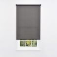 thumbnail image 1 of Linen Avenue Cordless Coastal Light-Filtering Standard Roller Shade– Soft Light Control, UV Protection Window Covering for Home & Office – Charcoal Cove 45 W X 66 H (Arrives 1/4" Narrower), 1 of 9