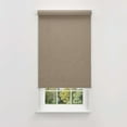 thumbnail image 1 of Linen Avenue Cordless Mojave Blackout Cassette Roller Shade with Bloc Wand for Easy Adjustment– UV Protection, Room Darkening–Tan Dunes 63 W X 78 H (Arrives 1/4" Narrower), 1 of 8