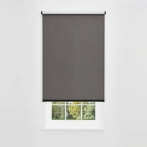 Linen Avenue Cordless Mojave Blackout Standard Roller Shade– UV Protection, Room Darkening Window Covering for Home & Office – Slate Skies 39 W X 78 H (Arrives 1/4" Narrower)