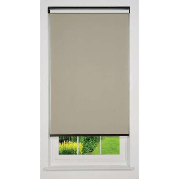 Linen Avenue Cordless Sierra Blackout Roller Shade, Taupe 45 W x 66 H (Arrives 1/4" Narrower)