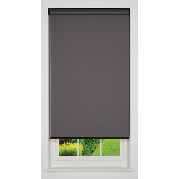 Linen Avenue Cordless Sierra Light Filtering Roller Shade, Dark Grey 21 W x 78 H (Arrives 1/4" Narrower)