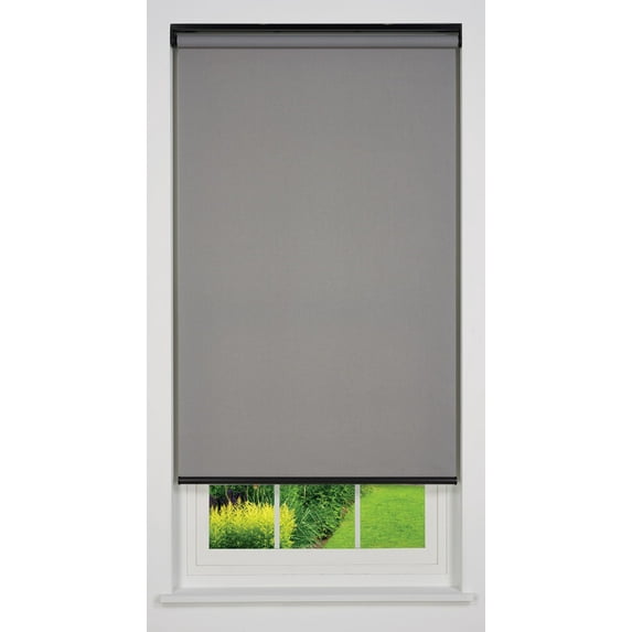 Linen Avenue Cordless Sierra Light Filtering Roller Shade, Light Grey 67 W x 66 H (Arrives 1/4" Narrower)