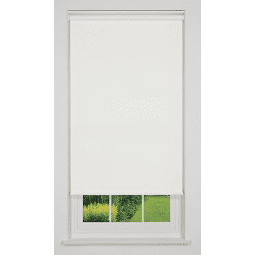 Linen Avenue Cordless Sierra Light Filtering Roller Shade, White 38 W x 66 H (Arrives 1/4" Narrower)