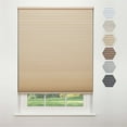 thumbnail image 1 of Linen Avenue Cordless Standard Blackout Cellular Shade 21 W x 48 H, Muslin (Arrives 1/4" Narrower), 1 of 9