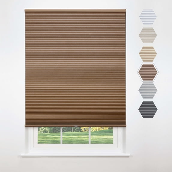 Linen Avenue Cordless Standard Blackout Cellular Shade 30 1/2 W x 48 H, Harvest (Arrives 1/4" Narrower)
