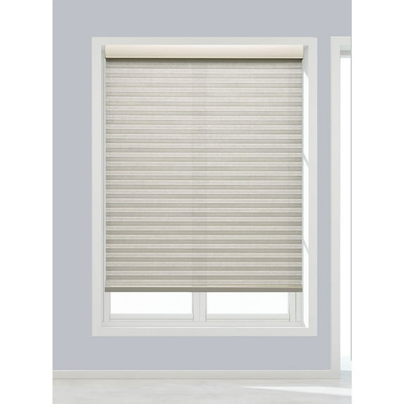 Linen Avenue Cordless Standard Light Filtering Cellular Shade 34 W x 84 H, Seashell (Arrives 1/4" Narrower)