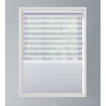Linen Avenue Custom Cordless 26 W x 48 H Crystal DAY/NIGHT Cellular Shade