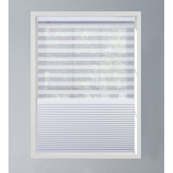 Linen Avenue Custom Cordless 43 W x 48 H Crystal DAY/NIGHT Cellular Shade