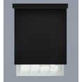thumbnail image 1 of Linen Avenue Custom Cordless Cassette 1% Solar Roller Shade, 66 W x 66 H Black, 1 of 6