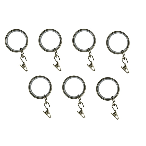 Linen Avenue Decorative Rings, 2 Pack Antique Brass