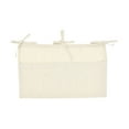 thumbnail image 1 of Linen Baby Bedside Nursery Storage Bag Baby Crib Pocket with Straps Hanging Baby Diaper Caddy Organizer Baby Toys Storage for Nursery Diapers Wipes, 1 of 8