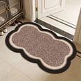 thumbnail image 1 of Linen Bath Mat Non Slip Bathroom Rug Absorbent Quick Dry Floor Carpet Soft Foot Mat Machine Washable Entryway Rug Farmhouse Home Decor for Shower Sink Toilet Bedroom Hallway Laundry Room, 1 of 6