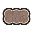 thumbnail image 1 of Linen Bathroom Mat Non Slip Absorbent Entrance Rug, 23.62x15.74" - Quick Dry, Machine Washable Bedroom Floor Mat - Gray/Green/Brown, 1 of 6