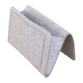 thumbnail image 1 of Linen Bedside Hanging Organizer for Bedroom Storage, Portable Caddy for Phone and Remote Control, Fabric Hanging Bag for Dormitory and Home Use with Multiple Pockets, 1 of 4