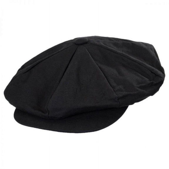 Linen Big Apple Cap - ONE SIZE FITS MOST - Black