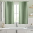 thumbnail image 1 of Linen Blackout Curtains 54 inch Sage Green Darkening Window Curtain for Living Room Bedroom Drape Thermal Insulated Noise Cancelling Back Tab Drapes, 1 of 15