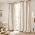 Linen Blend Heavy Fall Curta86 Inches Long For Bedroom/living Room ...