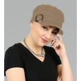 thumbnail image 1 of Linen Blend Military Cadet Hat (Taupe), 1 of 1