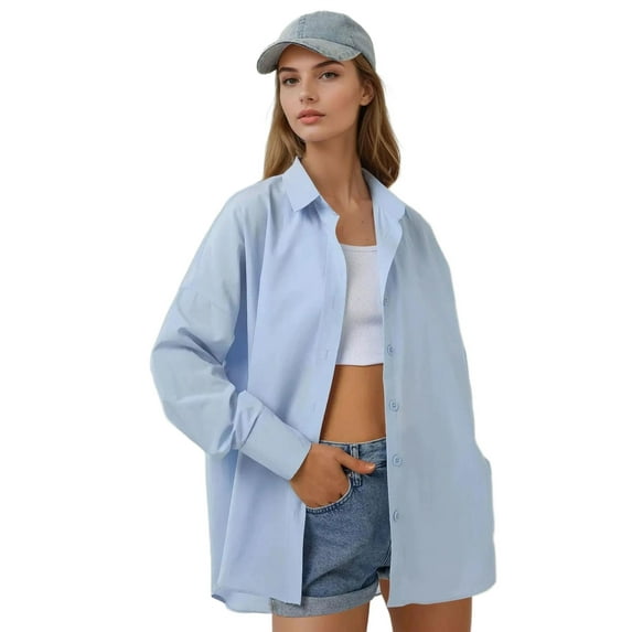Linen-Blend Regular Fit Shirt with a Classic Collar