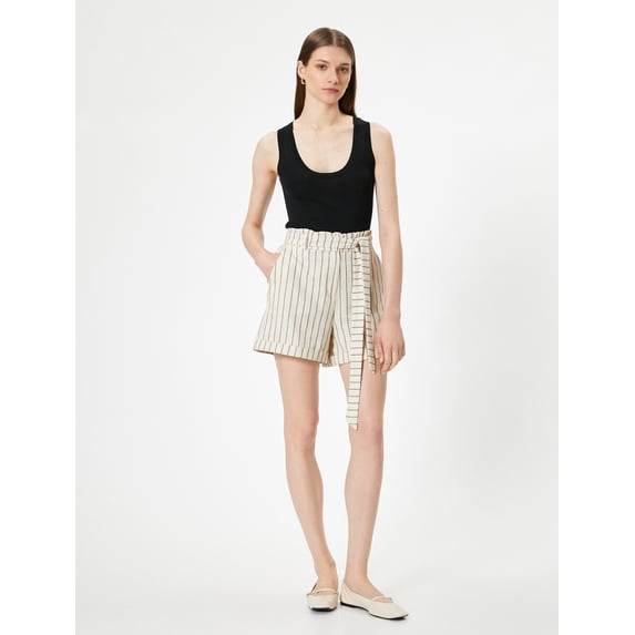 Linen Blend Shorts