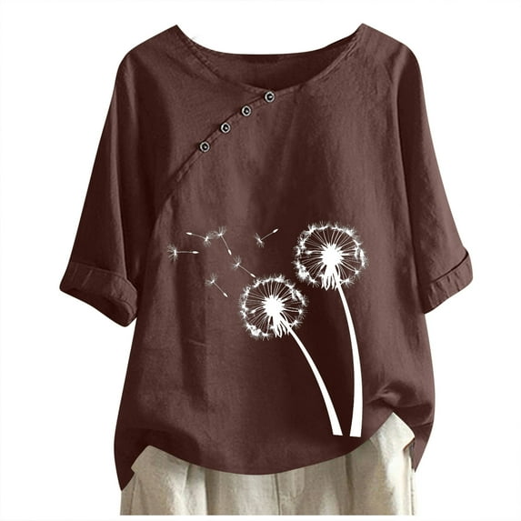 Linen Blouses For Women Womens Blouses Dressy Casual Red Shirts for Women Crop Summer Clothes for Women Over 50 Shorts