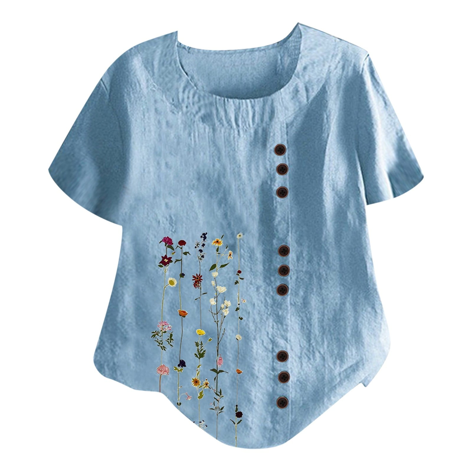 Linen Blouses for Women,Work Blouses for Women,Women Casual VNeck T