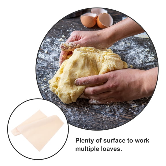 Guangmc White Cotton Linen Bread Proofing Cloth for Baking Fermentation, Home Use, European Artisan Bread Making