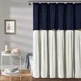 thumbnail image 1 of Linen Button 72"x72" Shower Curtain, 1 of 11