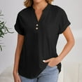 thumbnail image 1 of Linen Button Down Shirts For Women Womens Summer Tops Cotton Boho Tops Peasant Tops For Women Gauze Shirts For Women Solid Color Work Blouses Boho Peasant Gauze Blouses Gauze Tunic Tops For Women, 1 of 9