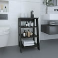 thumbnail image 1 of Bathroom Storage Cabinet Linen Cabinet 29.7"H, Four Shelves, Vertical, Black,Bathroom Wall Storage, 1 of 6