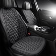 thumbnail image 1 of Linen Car Seat Covers for Cars, Front Car Seat Cover Protectors, Anti-Slip & Soft Automotive Seat Cushion Universal Fit for Most Sedan, SUVs, Vehicles, 1 of 6