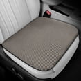 thumbnail image 1 of Linen Car Seat Covers Front Seats Only,Cooling Bottom Seat Covers for Cars,Trucks,Universal Car Seat Cushion Breathable,Ventilated [Black Front seat Covers], 1 of 6